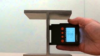 Coating thickness gauge MP0R rotating display [upl. by Odnomra]