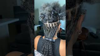 Watch me install permanent loc extensions oqhair locs locstyles locextensions extensions [upl. by Skelton]