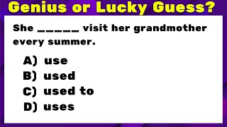 70 Grammar Quiz  Mixed Grammar Quiz Challenge  English Practice Test  Test Your Skills [upl. by Ayirp]