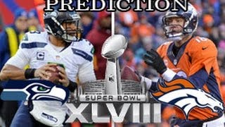 Seattle Seahawks vs Denver Broncos Super Bowl XLVIII 48 Preview amp Prediction 2014 [upl. by Harle]