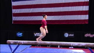 Aly Raisman  Beam  2012 Visa Championships  Women  Day 1 [upl. by Nereil]