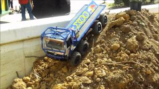 RedBull X88 Actros 1 Lauf zur Süd RC Truck Trial Meisterschaft Sulzbach Rosenberg [upl. by Pickar940]