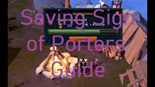 Runescape 3 Archaeology Tips amp Tricks for Saving Sign of Porters [upl. by Sinned]