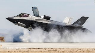 Incredible Video of F35 Shows Its Insane Ability  Dropping Bomb Vertical Takeoff and Landing [upl. by Sihonn]