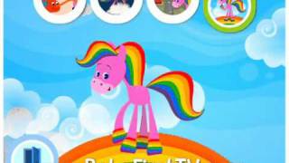 Rainbow Horse games at babyfirsttvcom [upl. by Otreblide]