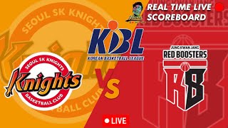 🔴KBL LIVE SEOUL SK KNIGHTS VS ANYANG JUNGKWAN JANG RED BOOSTERS KOREAN BASKETBALL LEAGUE 02102024 [upl. by Devonne]