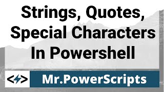 Basic Strings Quotes Double Quotes and Special Characters [upl. by Nylssej]