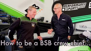 How to be a BSB crew chief Behind the scenes with FS3 Kawasaki factory BSB racing team [upl. by Hobard]