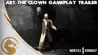 Mortal Kombat 1  Art the Clown Gameplay Trailer [upl. by Garson]