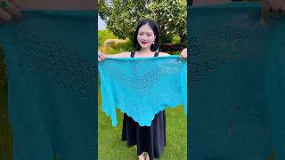 Triangle Scarf amp Neck WarmerThe Luxurious Shawl for Timeless Eleganceshorts viralvideo trending [upl. by Vassili]