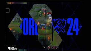 BLG 听牌2 1 T1 Game 3 S14 Worlds 2024 Nov 112 highlight [upl. by Merola]