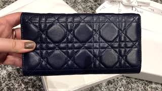 Dior Wallet On Chaîne Bag Black 2018 [upl. by Caressa]