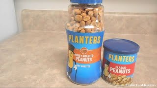 Planters Honey Roasted Peanuts Vs Classic Peanuts [upl. by Eldredge]