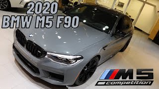 2020 Grigio Telesto BMW M5 F90 Competition Sedan [upl. by Ecirtnom]