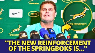 RASSIE ERASMUS ANNOUNCES THE RETURN OF A PLAYER TO THE SPRINGBOKS SEE WHO HE IS SPRINGBOKS NEWS [upl. by Onaimad]