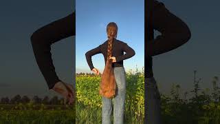 Amazing long and beautiful hair 😱😱 longhair hairstyle hair shortsvideo shorts viralvideo [upl. by Ecilahc]