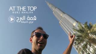 At the Top of Burj Khalifa for Sunset  Dubai UAE [upl. by Rose]