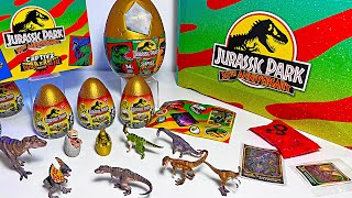 UNBOXING NEW MINI DINOSAURS Captivz Collection Jurassic Park 30th Anniversary Set [upl. by Ocihc]