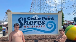 Cedar Point Shores 2021 our first visit ever We had a blast [upl. by Annahsit508]