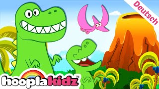 Das Dinosaurier Lied  The Dinosaur Song  Kinderlieder  Hooplakidz Deutsch [upl. by Atirec178]