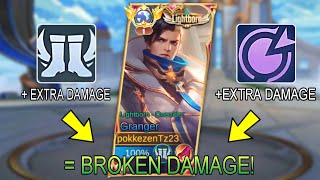 GLOBAL GRANGER BEST EMBLEM TO AGGRESIVE CARRY YOUR TEAM BROKEN DAMAGE😱🔥 [upl. by Anilec]