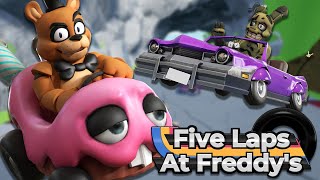 FIVE LAPS AT FREDDYS DEMO  THE NEXT FNAF WORLD [upl. by Garnet]