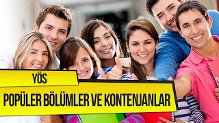 YÖS  Üniversitelerdeki Popüler Bölümler ve Kontenjanlar [upl. by Shorter873]