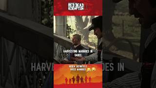 Hosea hates mangoes 😂😂rdr2gameplay shorts reddeadredemption rdr2 [upl. by Nosde]