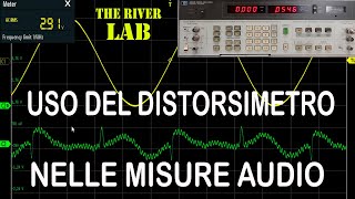 034 Uso del Distorsimetro nelle misure e analisi segnali Audio [upl. by Weissmann]