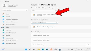 How To Make Windows Media Player Default Application [upl. by Enogitna]