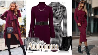 MODA OTOÑO INVIERNO 2023 24 COMO USAR VESTIDOS CON BOTAS FALL WINTER OUTFITS 2023 24 [upl. by Reave965]