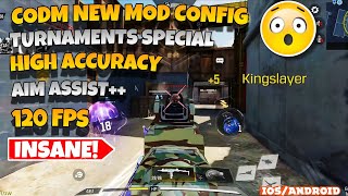 CODM 120 FPS CONFIG AIMLOCK CONFIG  MP  BR  NEW UPDATE codm [upl. by Wilden]