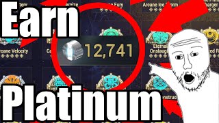 Most Fun Ways To Earn Platinum In Warframe [upl. by Ardnuaed330]