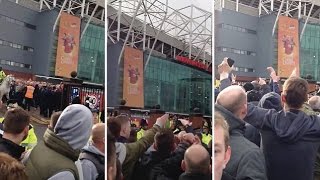 DISGUSTING Man City Fans Mock Munich Air Disaster With Chant Outside Old Trafford After Derby [upl. by Yur320]