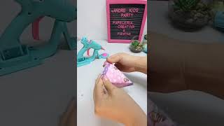 Tutorial DIY Guirnaldas Fáciles y Rápidas 🎀🖍️ decoracionfiesta ideasenpapel barbie shorts [upl. by Ecneps]