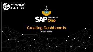 CREATING DASHBOARDS – SAP BUSINESS ONE HANA SERIES [upl. by Annabell29]