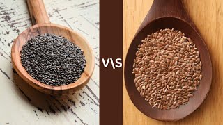 Chia Seed vs Flax Seed Which one is healthier for skin  Benefits of Chia Seeds amp flaxseed for skin [upl. by Ahsekal]