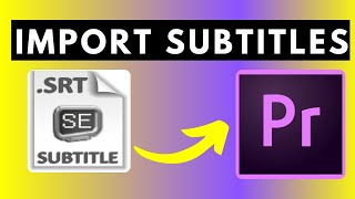 How to Import Subtitles In Adobe Premiere Pro CC 2021  Styling and Burn Subtitle Into Video [upl. by Rubliw156]