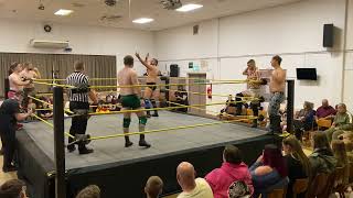 XanderKymeraAngelo vs Badly Dressed BoysCobey House of Pain Wrestling Rainworth 27924 [upl. by Lleznod]