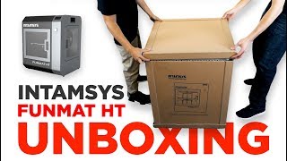 UNBOXING Intamsys Funmat HT  PEEK amp ULTEM™ 3D Printer  Buy from VisionMinercom [upl. by Sedlik]