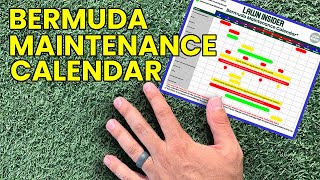 How To Take Care of BERMUDA GRASS  Bermuda Grass Maintenance Calendar 2021 [upl. by Nivlek]