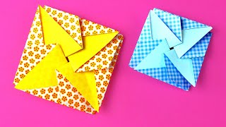 ✅💌🔥Easy DIY paper envelope origami ❣ without glue👉 Beautiful origami envelops🔥 [upl. by Fortier648]