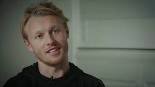 Simon Kjær Interview  On The Couch [upl. by Omrellug409]