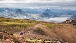 Iceland trekking tour from Landmannalaugar to Þórsmörk [upl. by Amled]