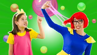 Icky Sticky Bubble Gum amp Fruit So Yummy Song  Hokie Pokie Kids Videos [upl. by Adnam]