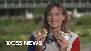 Extended interview Katie Ledecky on 2024 Olympics performance closing ceremony honor and more [upl. by Ekal33]