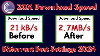 Bittorrent Best Settings 2024 🚀 Bittorrent Speed Increase 🚀Best Settings for Bittorrent in pc 2024 [upl. by Edgerton]