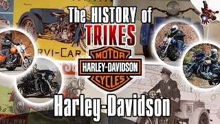 The HISTORY of HarleyDavidson TRIKES  AampT Design [upl. by Krauss278]