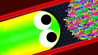 Slitherio AI150000 score Epic slitherio gameplay High score slither snack 165 [upl. by Orecic149]