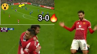 Manchester United 30 Leicester City 🔥 at Old Trafford 🔥 [upl. by Almeida179]